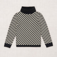 Misha and Puff Izzy Turtleneck  - Licorice Rik Rak