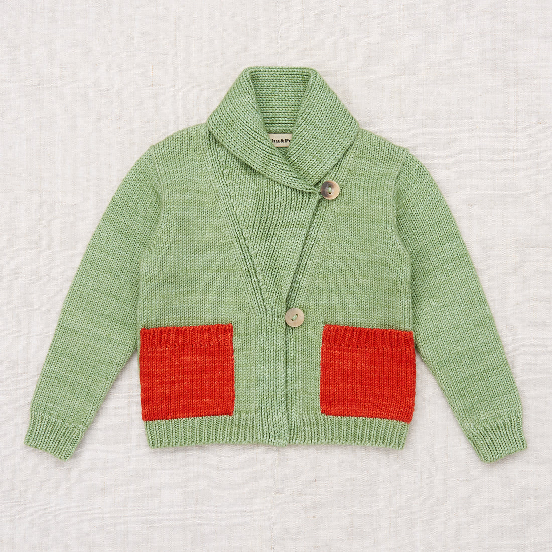 Misha and Puff Yearling Shawl Collar Cardigan - Mojave