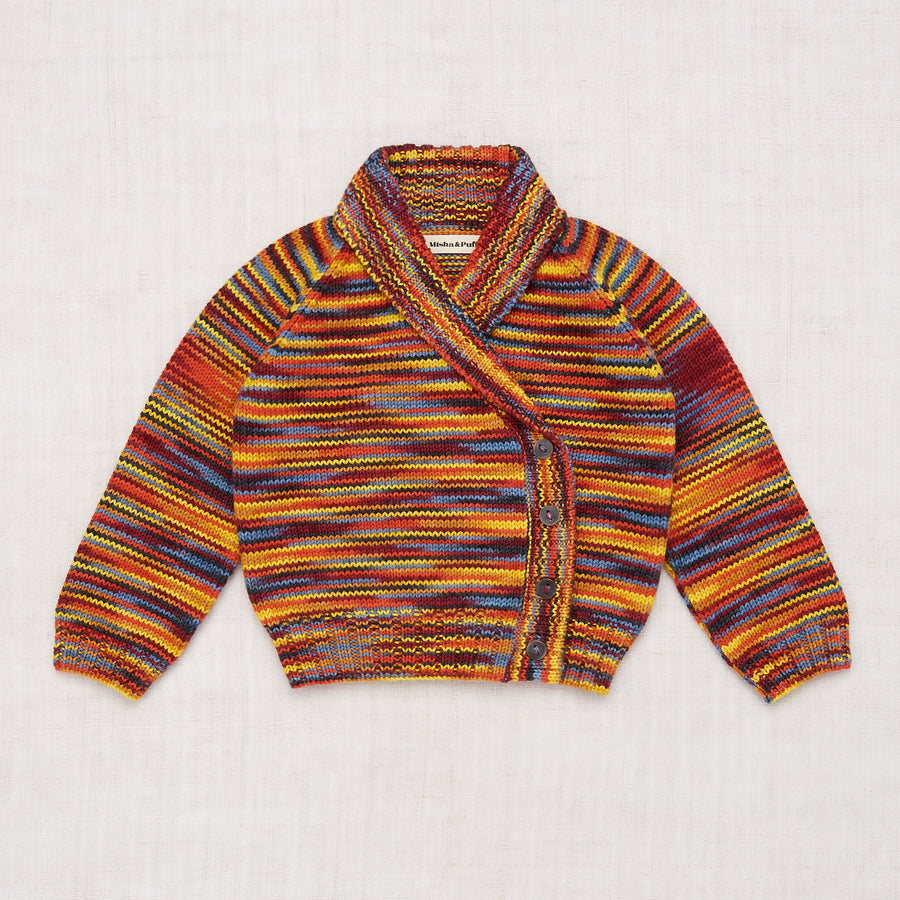 Misha and Puff Saltwater Cardigan - Primary Space Dye – Ladida