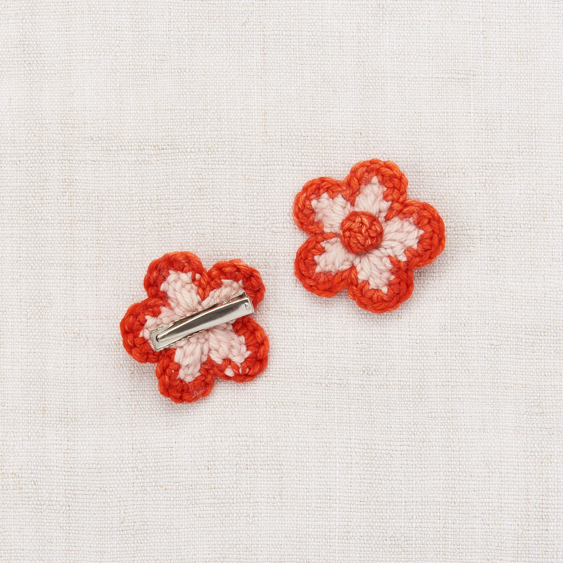 Misha and Puff Medium  Flower Clip Set - Rosette