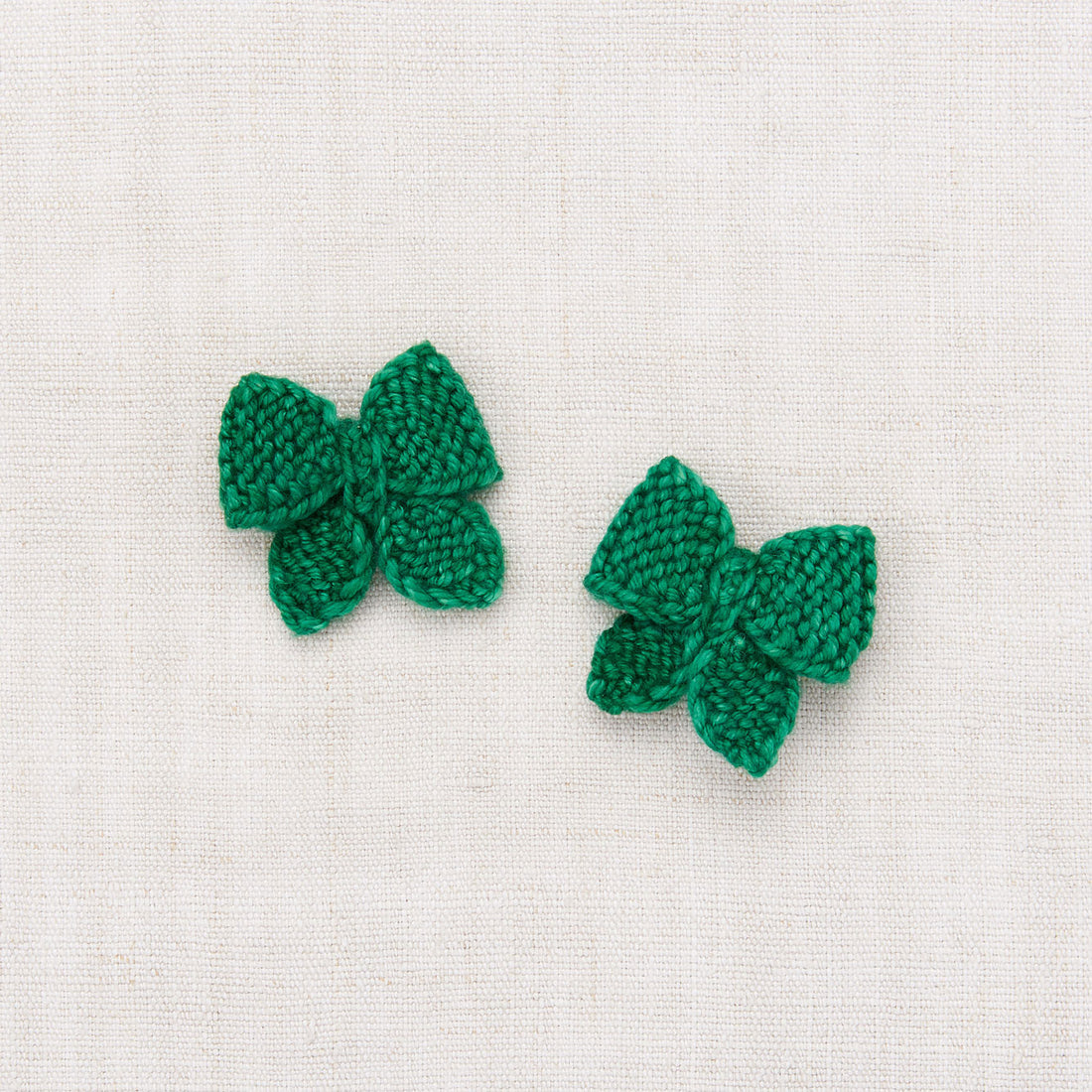 Misha and Puff Baby Puff Bow  Set  - Bottle Green