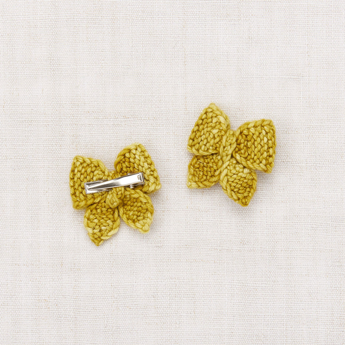 Misha and Puff Baby Puff Bow  Set  - Citron