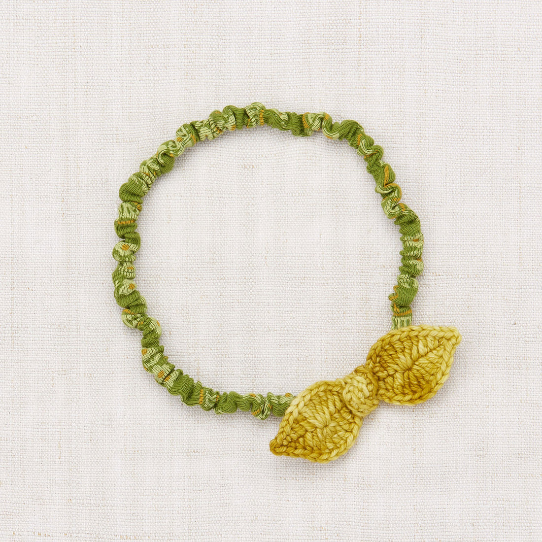 Misha and Puff Leaf Headband  - Citron