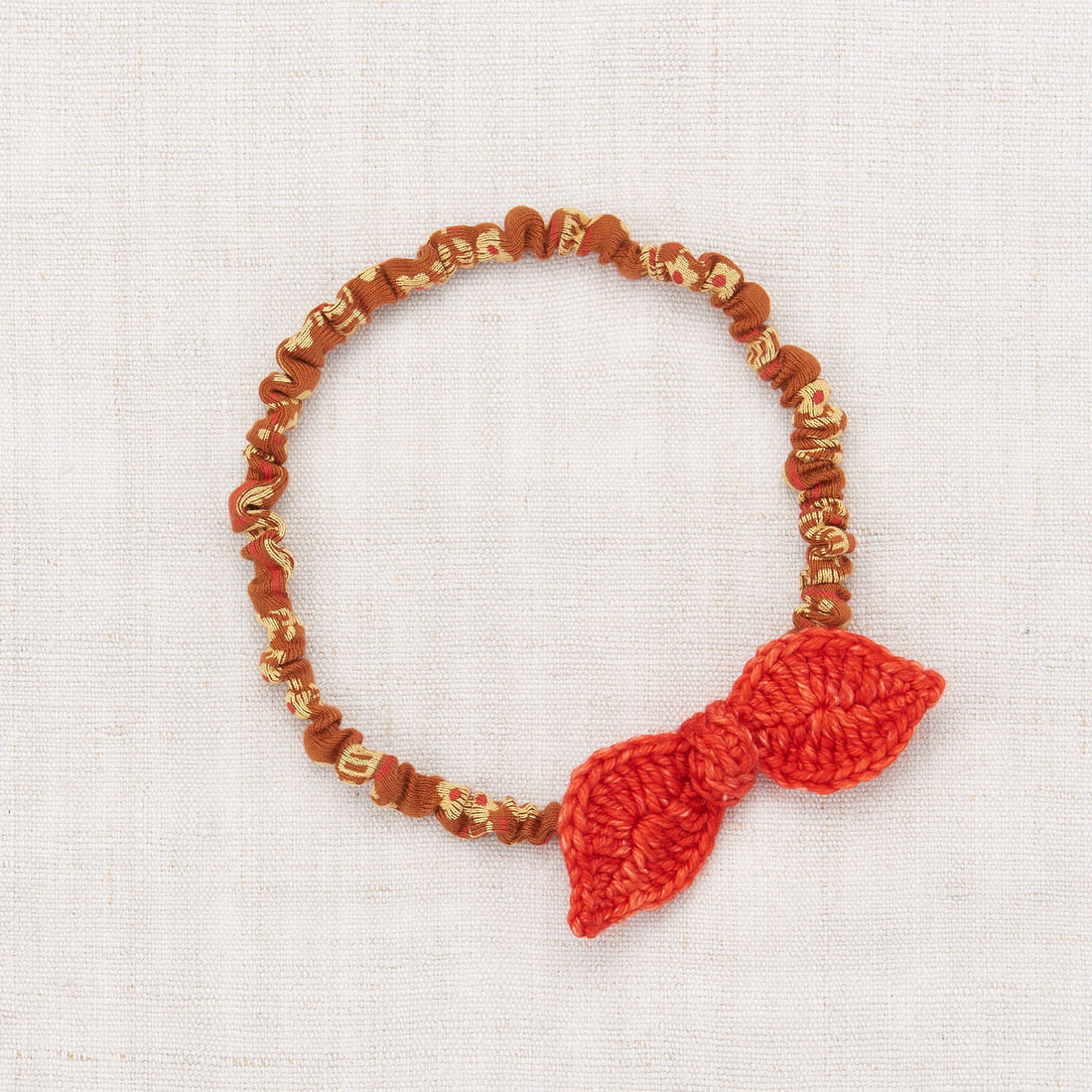 Misha and Puff Leaf Headband  - Red Flame