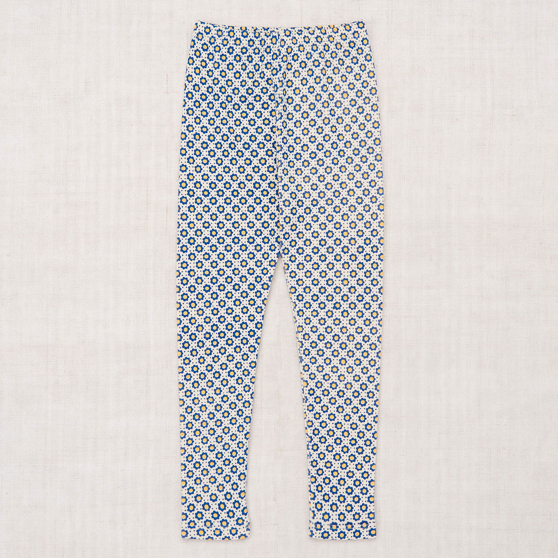 Misha and Puff Legging  - Blueberry Flower Dot Print