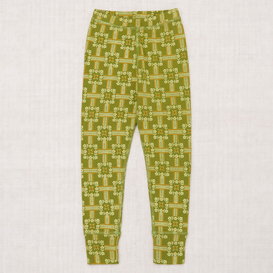 Misha and Puff Legging with Rib Cuff  - Basil Railroad