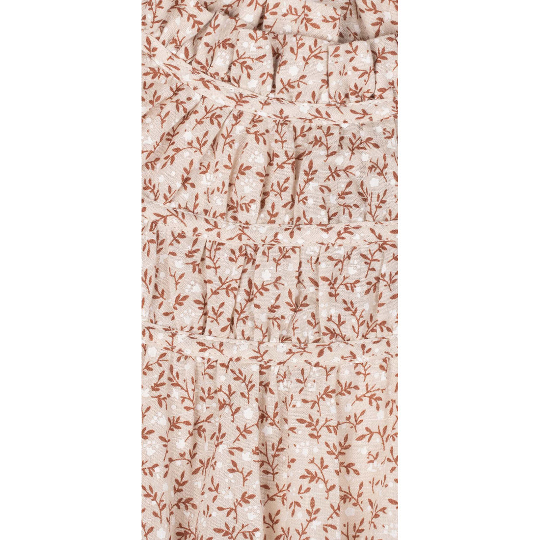 Mipounet Brown Frilled Gauze Dress
