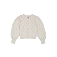 Mipounet Cream Wool Openwork Jacket