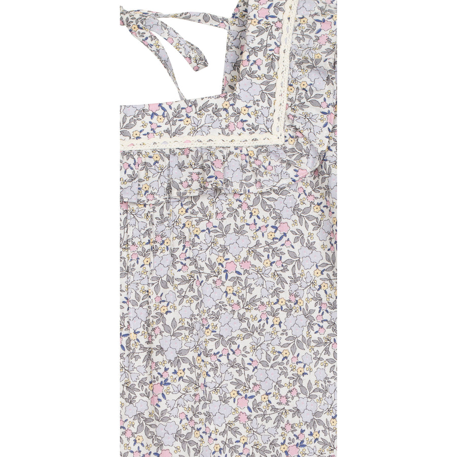 Mipounet Lilac Printed Voile Dalia Dress