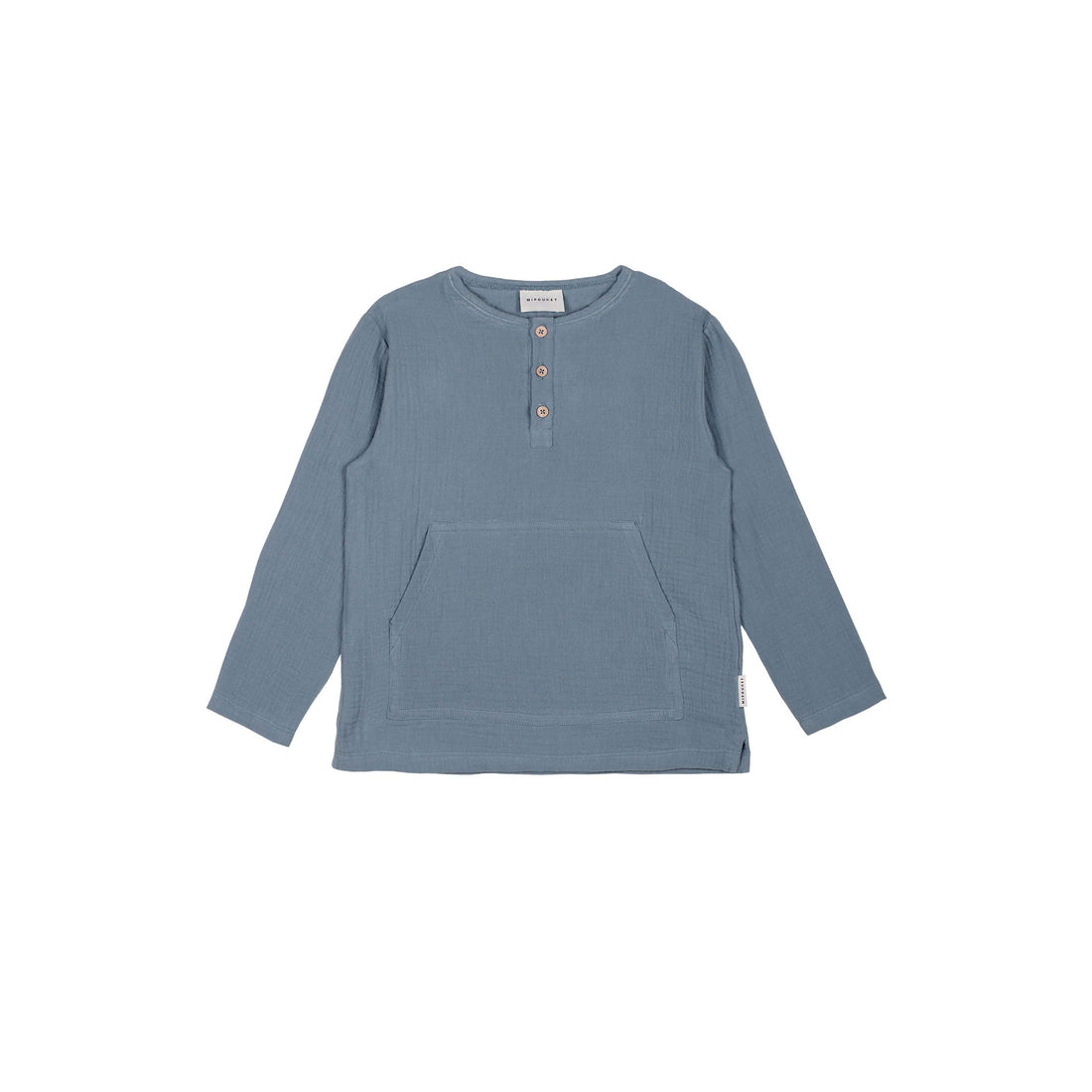 Mipounet Blue Muslin Leonardo Shirt