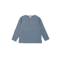 Mipounet Blue Muslin Leonardo Shirt