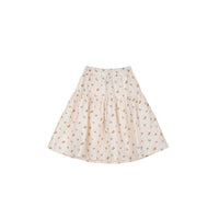 Mipounet Multi Flower Printed Muslin Mia Skirt