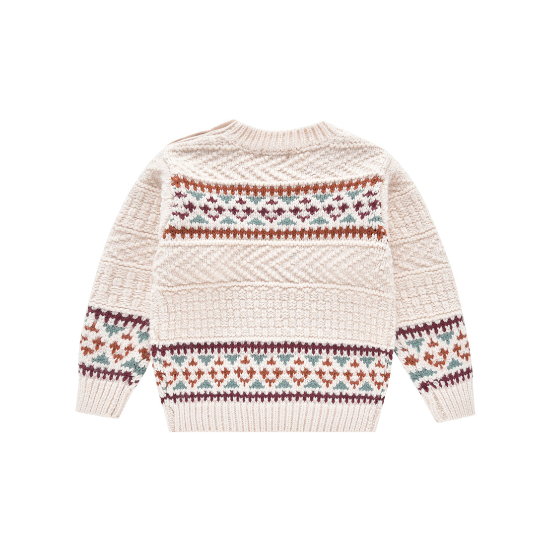 Louise Misha Cream Cosmo Jacquard Sweater