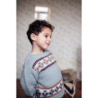 Louise Misha Dark Cloud Cosmo Jacquard Sweater