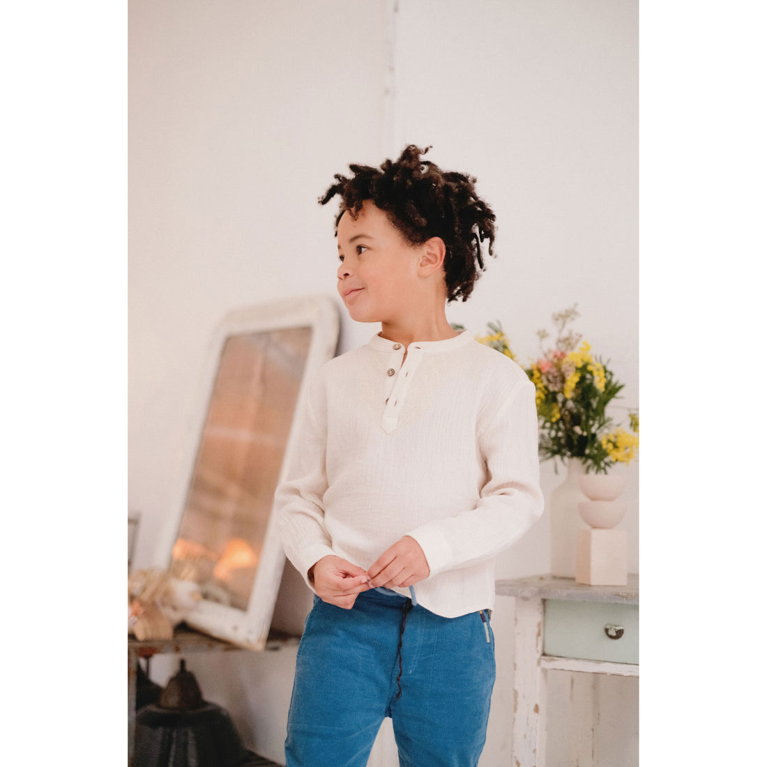 Louise Misha Cream Leo Pullover