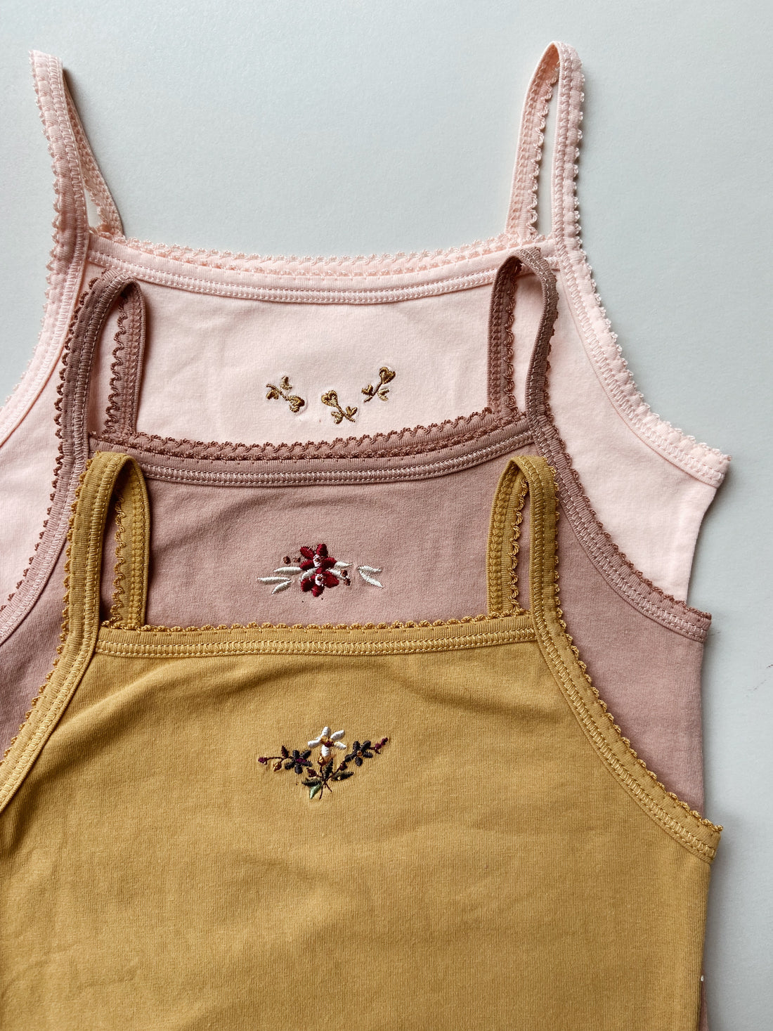Konges Slojd  Rosy/ Roebuck/ Mustard Cue 3 Pack Strap Tanks