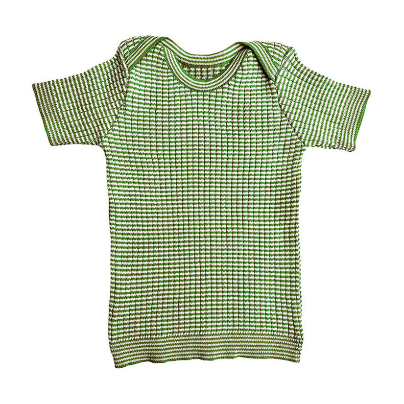 Mabli Olive Haze Skinny Short Sleeve Sweater