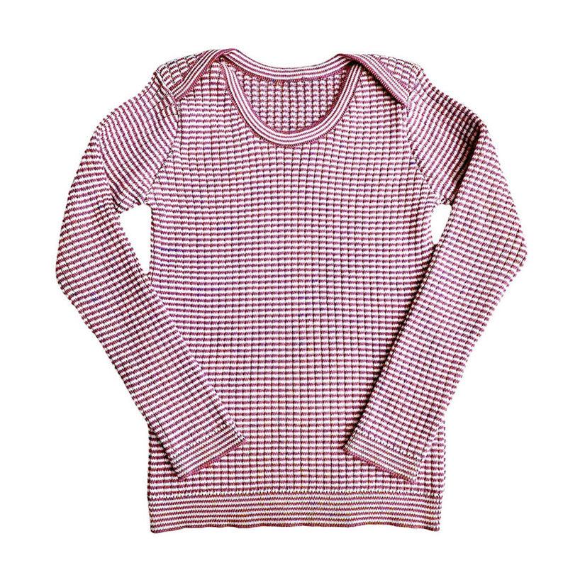 Mabli Orchid Haze Skinny Rib Sweater