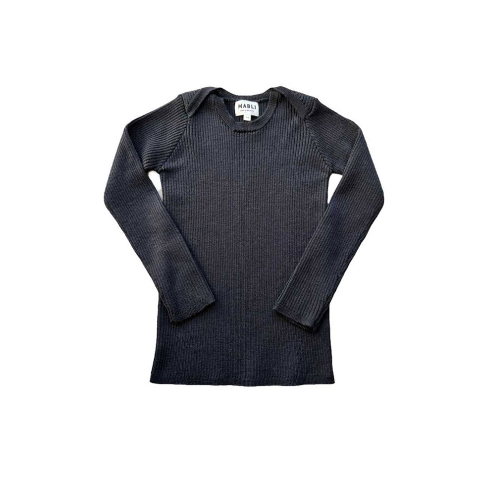 Mabli Ink Skinny Rib Sylfaen Sweater