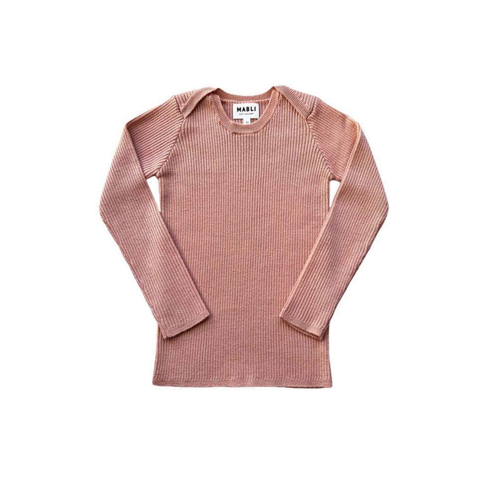 Mabli Primrose Skinny Rib Sylfaen Sweater
