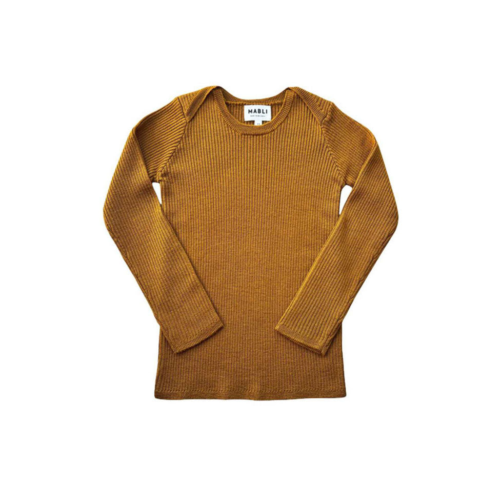 Mabli Sienna Skinny Rib Sylfaen Sweater