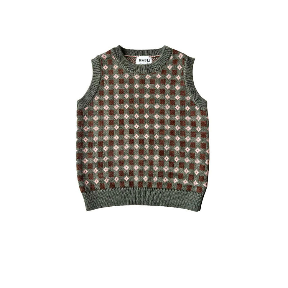 Mabli Khaki Castell Vest