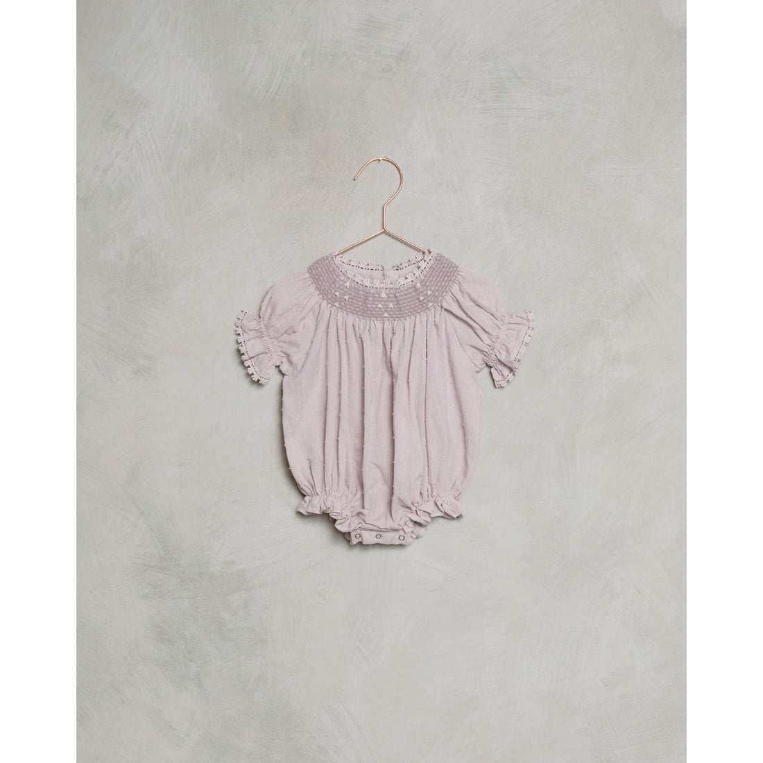 Noralee Dusty-Lavender Maddie Romper | Dusty Lavender