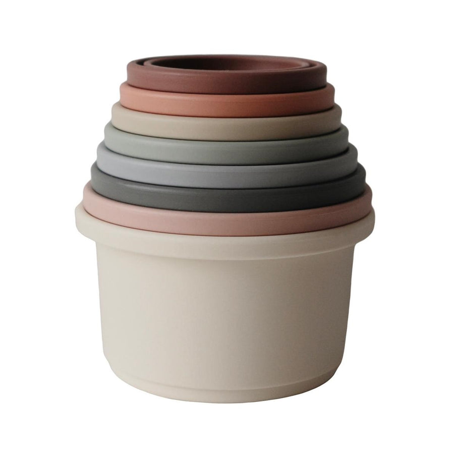 Mushie Original Stacking Cups Toy