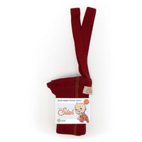 Silly Silas Maple Leaf Footed Cotton Tights