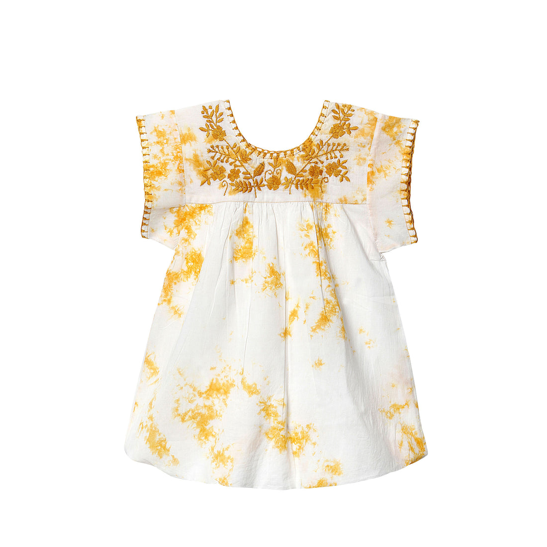 Chandamama Yellow Tie Dye Maringa Dress