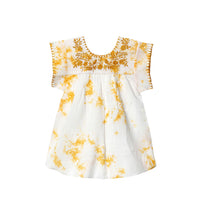 Chandamama Yellow Tie Dye Maringa Dress