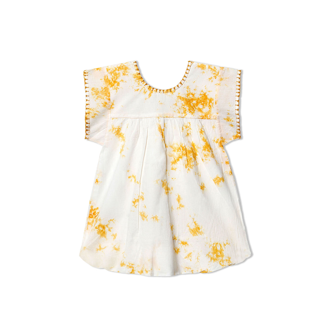 Chandamama Yellow Tie Dye Maringa Dress