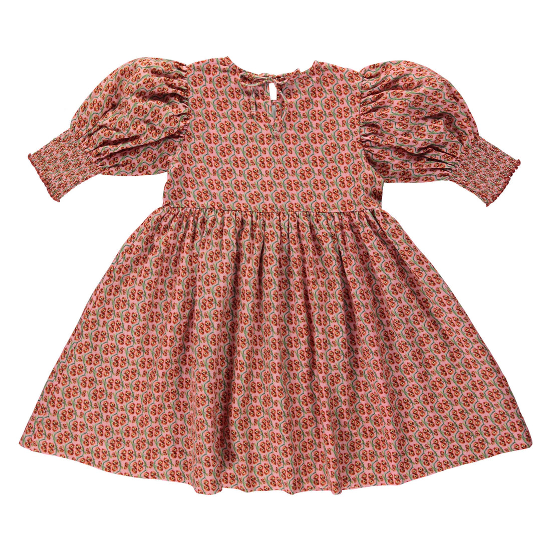 Bebe Organic Pink Floral Print Matilde Dress