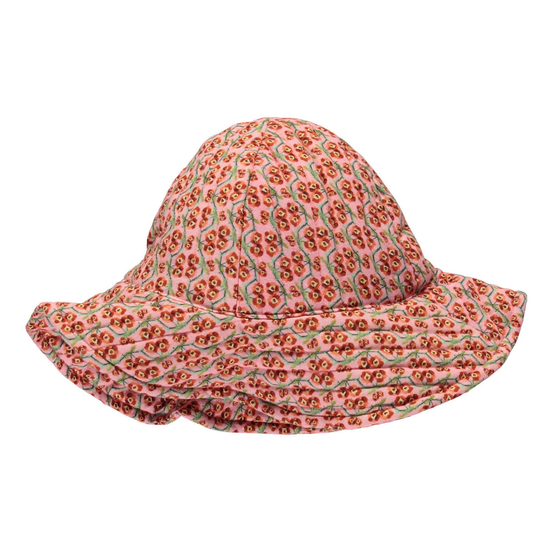 Bebe Organic Pink Floral Print Matilde Hat