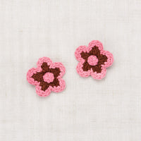Misha and Puff Cedar Medium Flower Clip Set