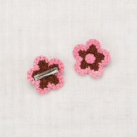 Misha and Puff Cedar Medium Flower Clip Set