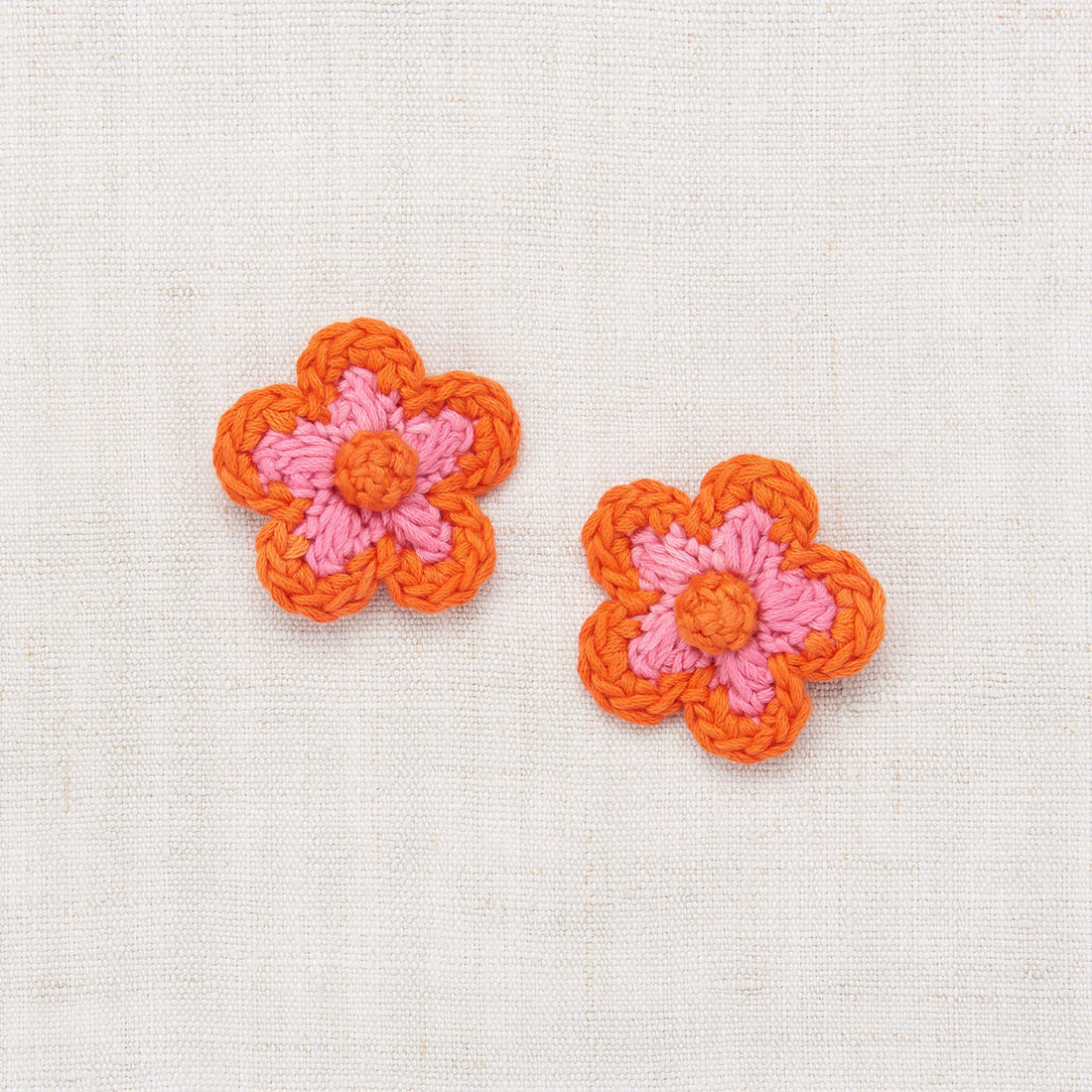Misha and Puff Poppy Medium Flower Clip Set