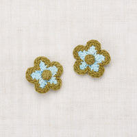 Misha and Puff Tarragon Medium Flower Clip Set