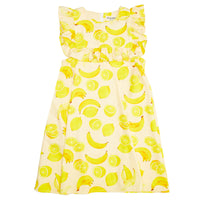 Milk & Biscuits Lemon + Banana Ruffle Yolk Dress