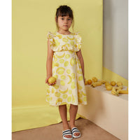 Milk & Biscuits Lemon + Banana Ruffle Yolk Dress