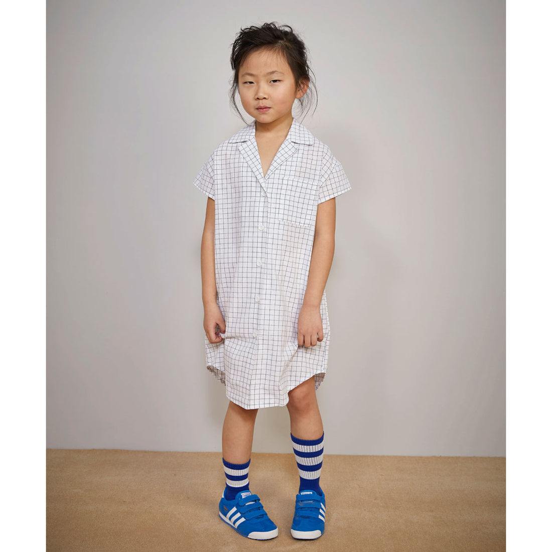 Milk & Biscuits High Five Embroidered Shirt Dress