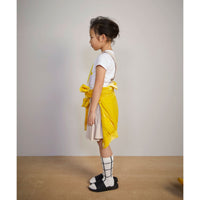 Milk & Biscuits Beige Pleated Suspender Skirt