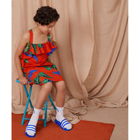 Milk & Biscuits Red Leaves Dress