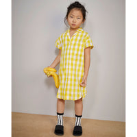 Milk & Biscuits Make Lemonade Embroidered Shirt Dress