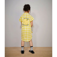 Milk & Biscuits Make Lemonade Embroidered Shirt Dress