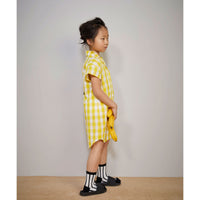 Milk & Biscuits Make Lemonade Embroidered Shirt Dress