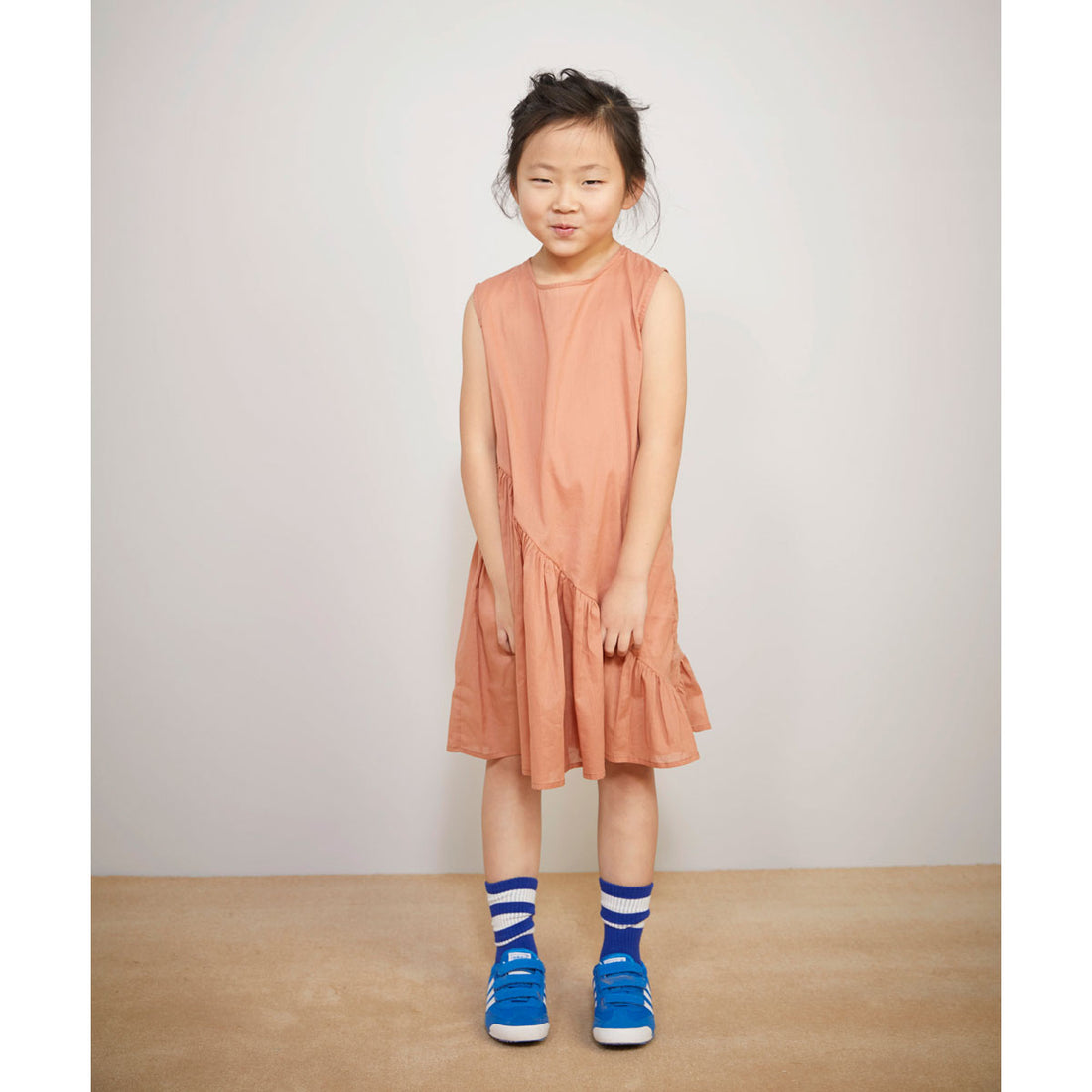 Milk & Biscuits Pale Auburn Asymmetrical Dress