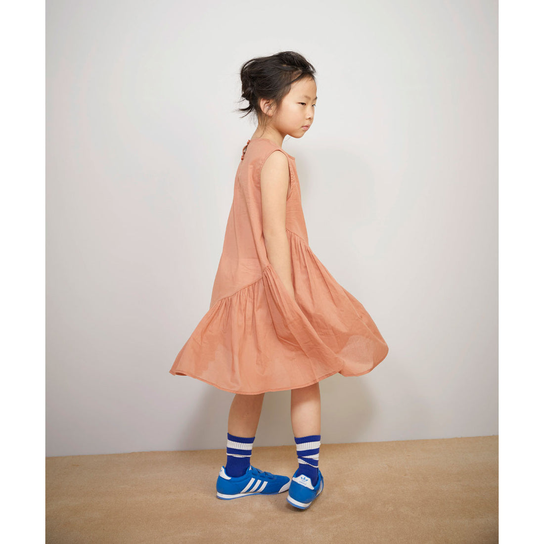 Milk & Biscuits Pale Auburn Asymmetrical Dress