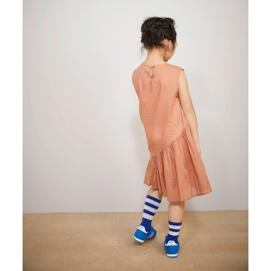 Milk & Biscuits Pale Auburn Asymmetrical Dress