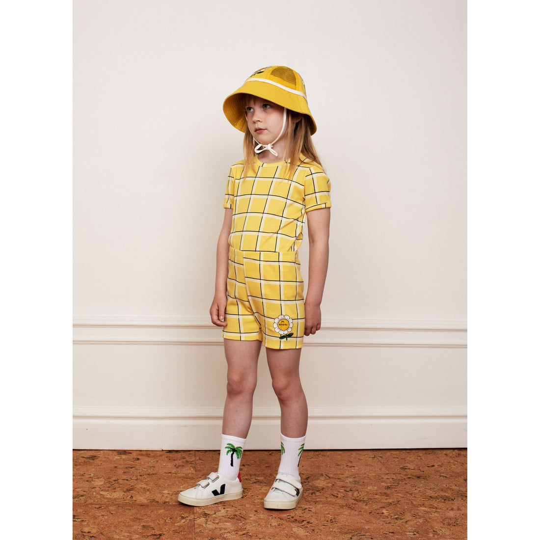 Mini Rodini Check Short Sleeve Tee